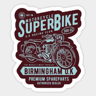 Motorcycle Superbike Sticker